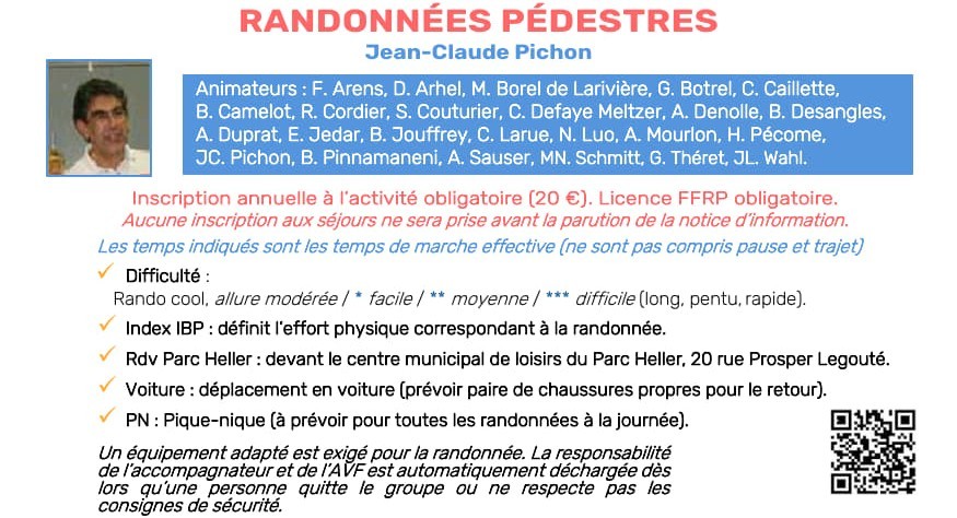 Randonnées Pédestres